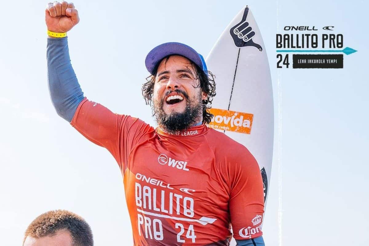 Brasileiro é campeão de etapa da WSL e faz homenagem EXÓTICA ao seu pai