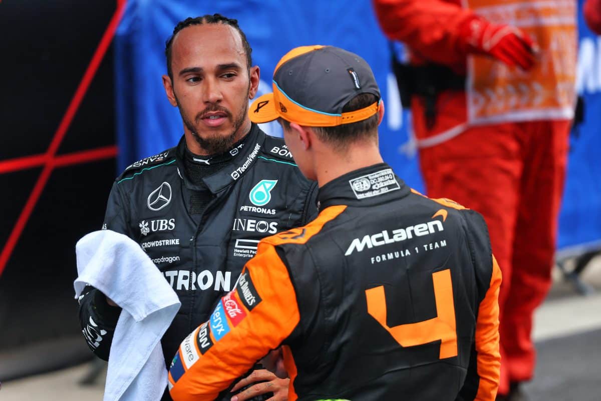 Hamilton relembra provocação de Lando Norris: “Não me incomodou não”