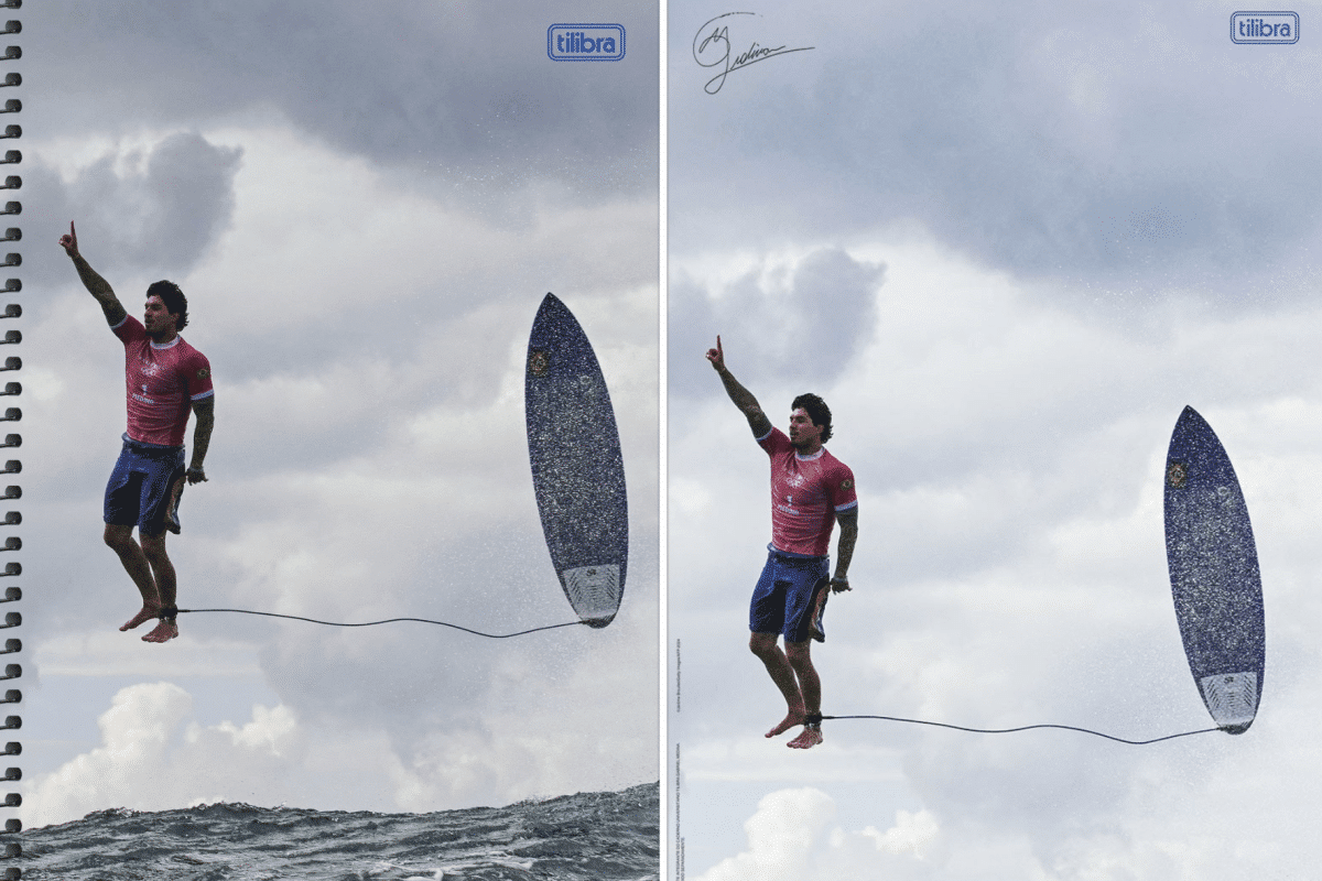 Caderno do Gabriel Medina: valores, edições disponíveis e quais contam com pôster