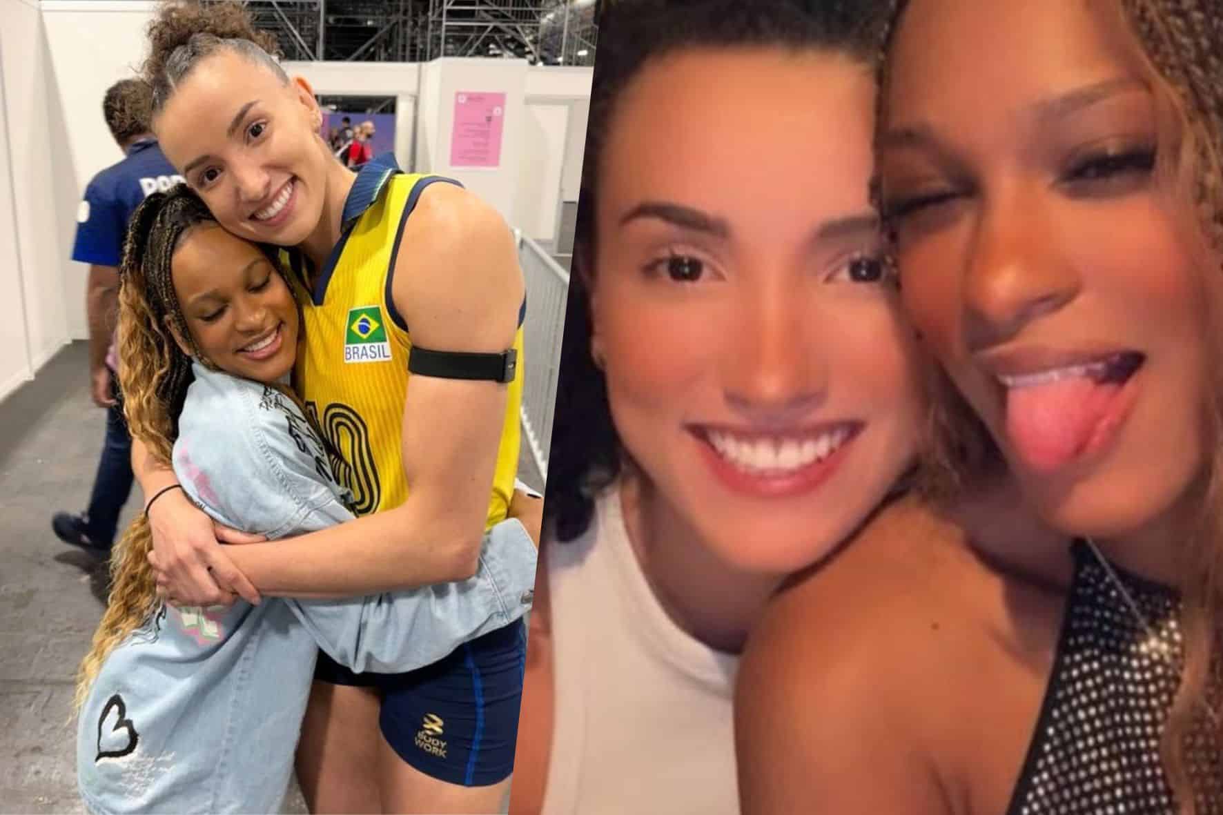 Rebeca Andrade é vista com Gabi Guimarães e fãs criam teoria na Internet