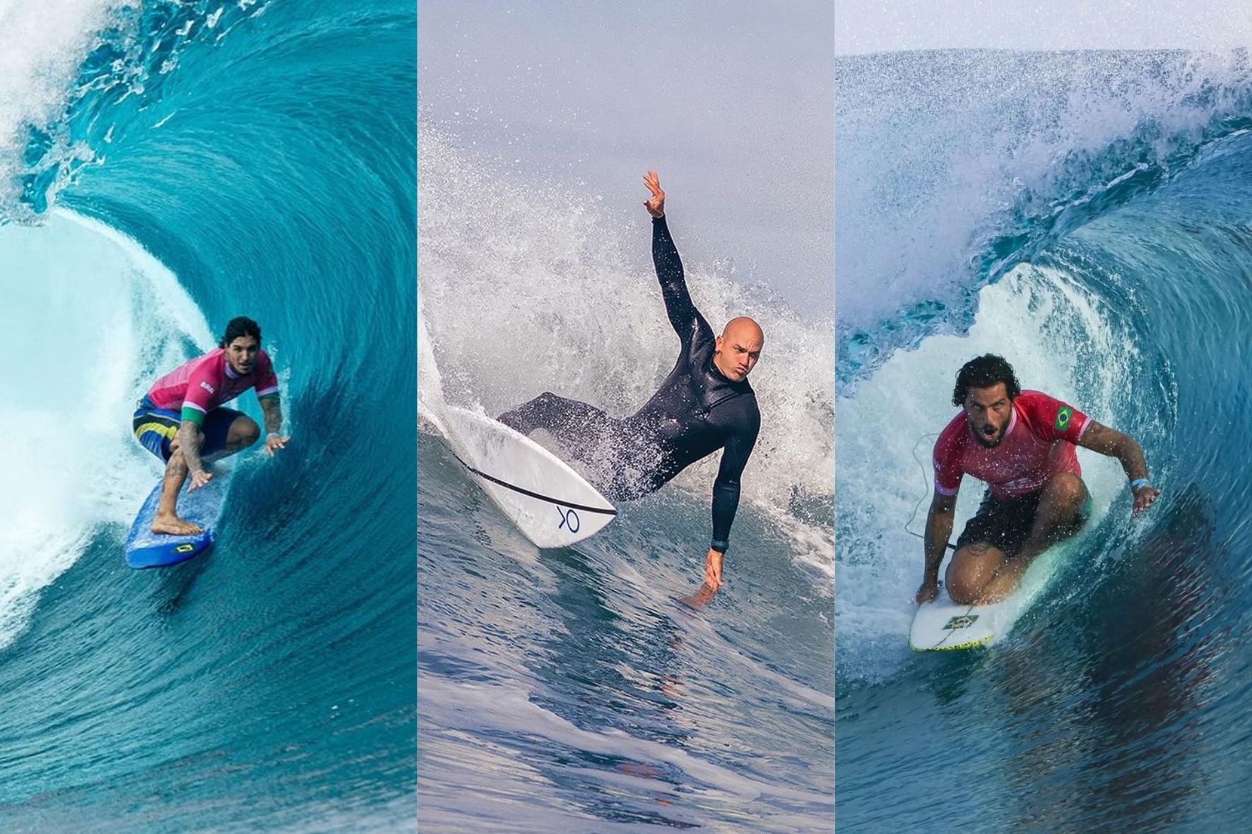 Kelly Slater segue Gabriel Medina e Filipe Toledo e faz apelo para a próxima Olimpíada