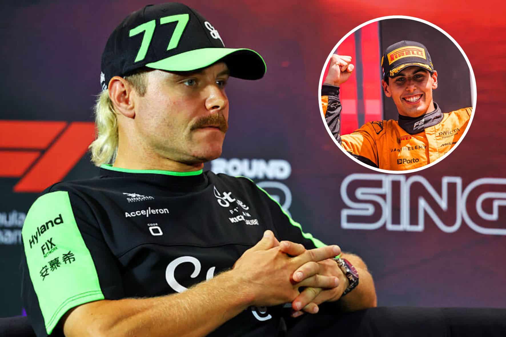 Bottas abre o jogo sobre concorrência contra Gabriel Bortoleto na Fórmula 2025