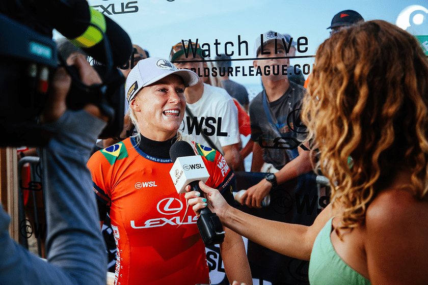 Tatiana Weston-Webb reflete sobre o formato do Finals da WSL: “Pensamos em dar show”