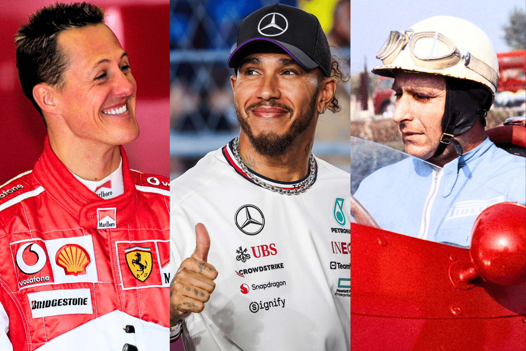 Hamilton, Schumacher e +! Os maiores campeões da Fórmula 1 (2026): os pilotos com mais títulos