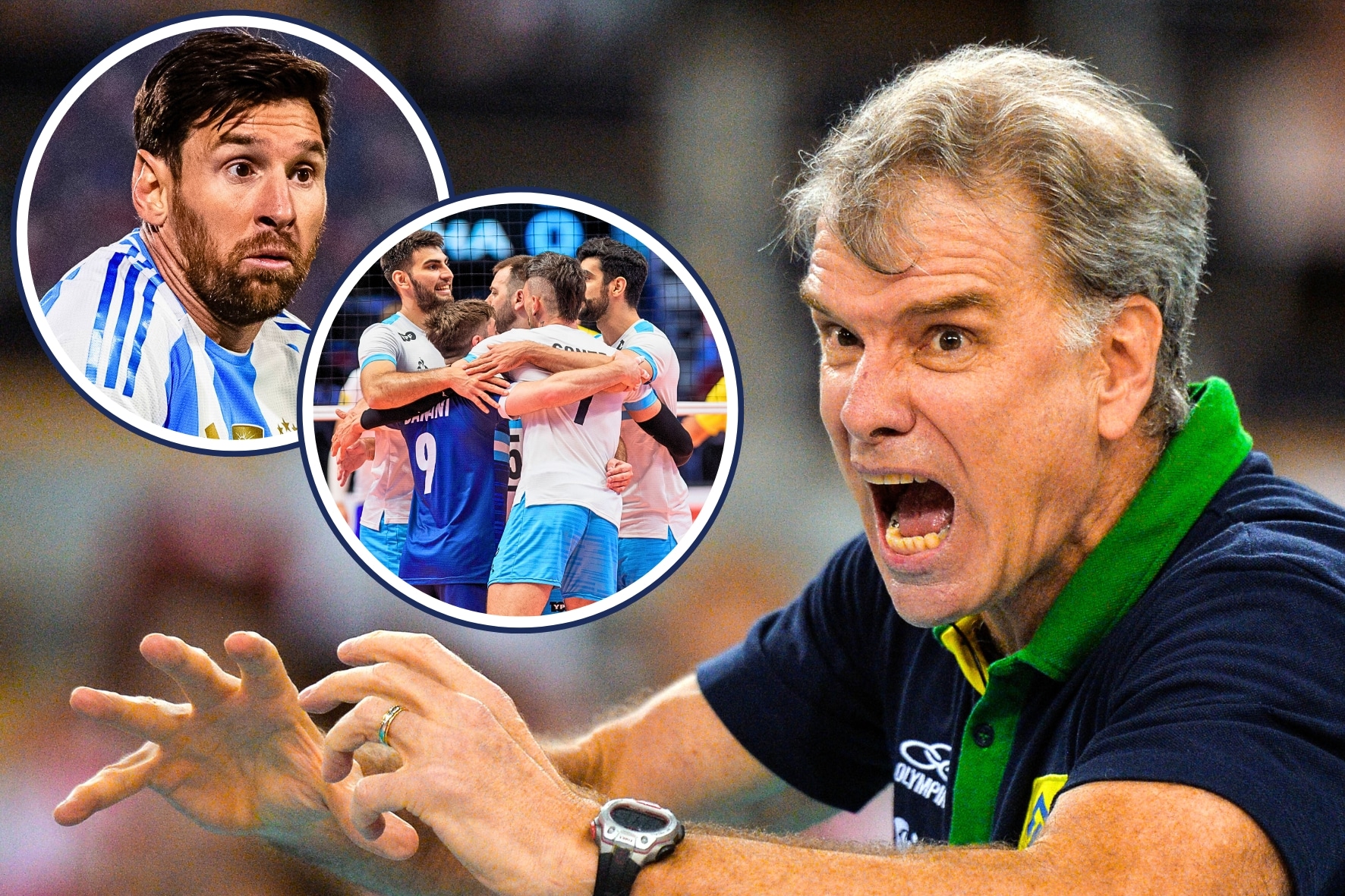 Campeão olímpico com Bernardinho quase defendeu a Seleção Argentina: “Só faltava assinar”