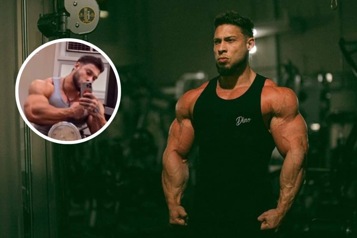 ESTÁ GIGANTE! Ramon Dino mostra shape atual rumo ao Mr. Olympia 2025