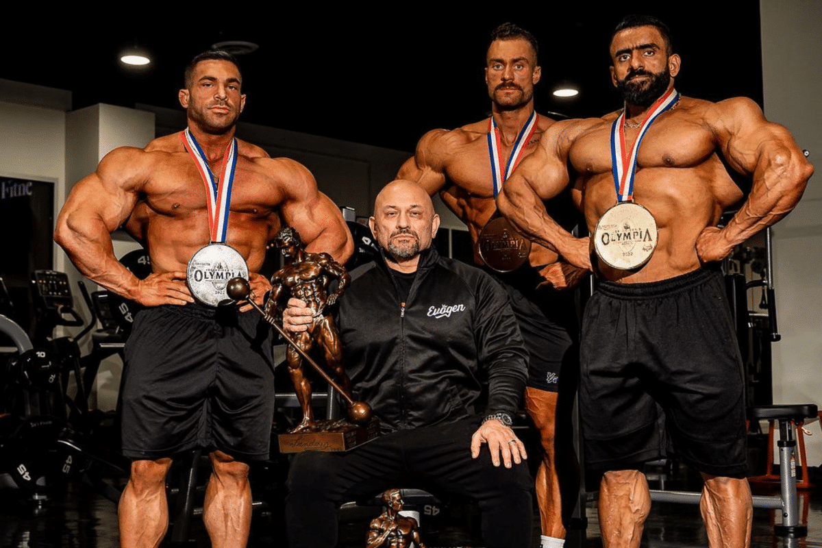 Hany Rambod faz homenagem a Cbum, Derek Lunsford e Hadi Choopan: “1 GOAT, 3 reis”