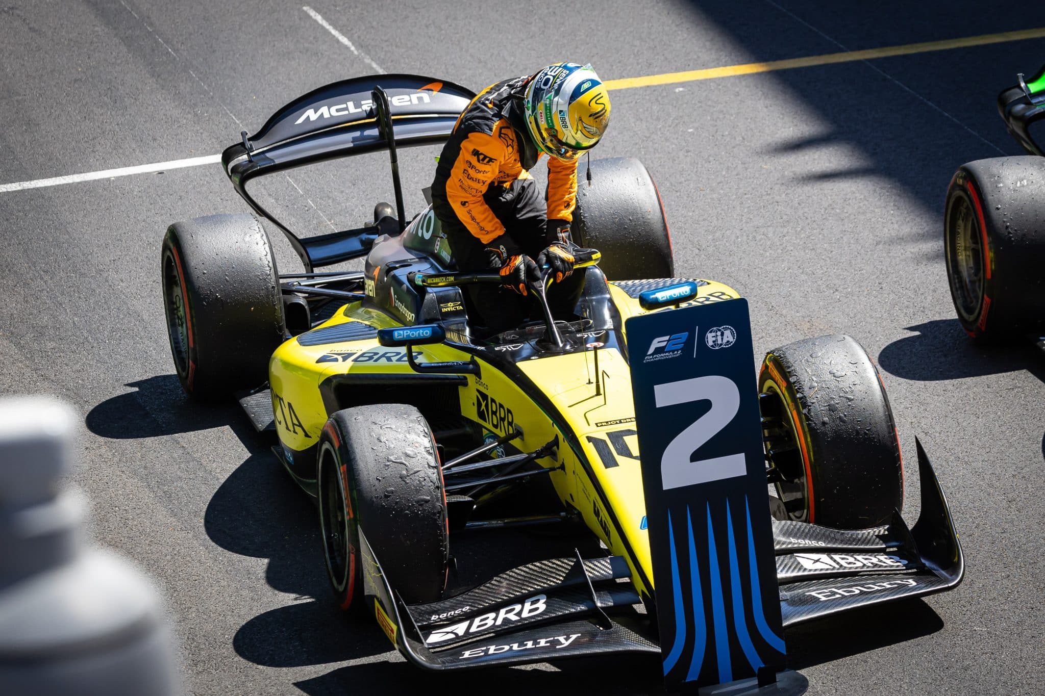 Gabriel Bortoleto da Invicta Racing em Mônaco (Iconsport)