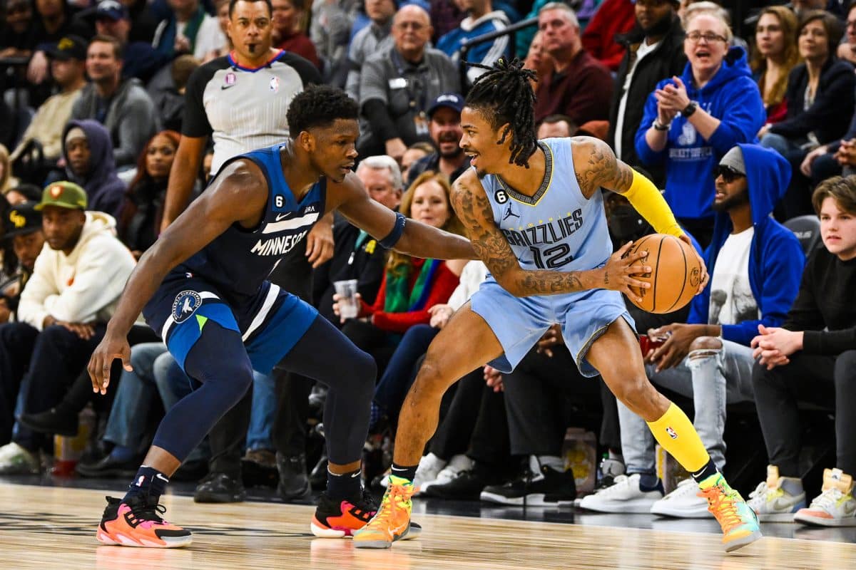 Anthony Edwards cria rivalidade e provoca Ja Morant: “Posso acabar com ele”