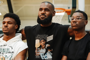 LeBron James abre o jogo sobre jogar com seu outro filho na NBA
