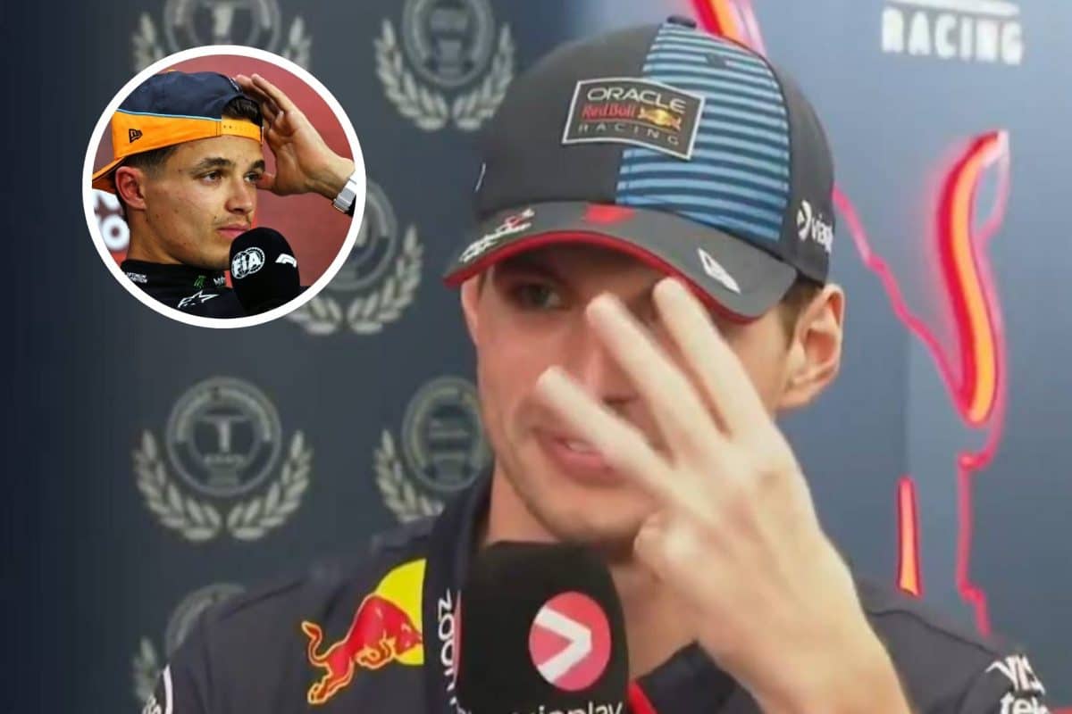 PROVOCOU! Max Verstappen rebate Lando Norris e dispara: “Sou tricampeão mundial!”