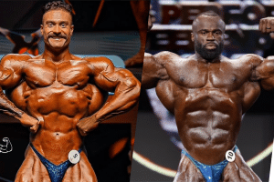 LADO A LADO! Físico de Cbum x Samson Dauda, campeão da Open do Mr. Olympia 2024
