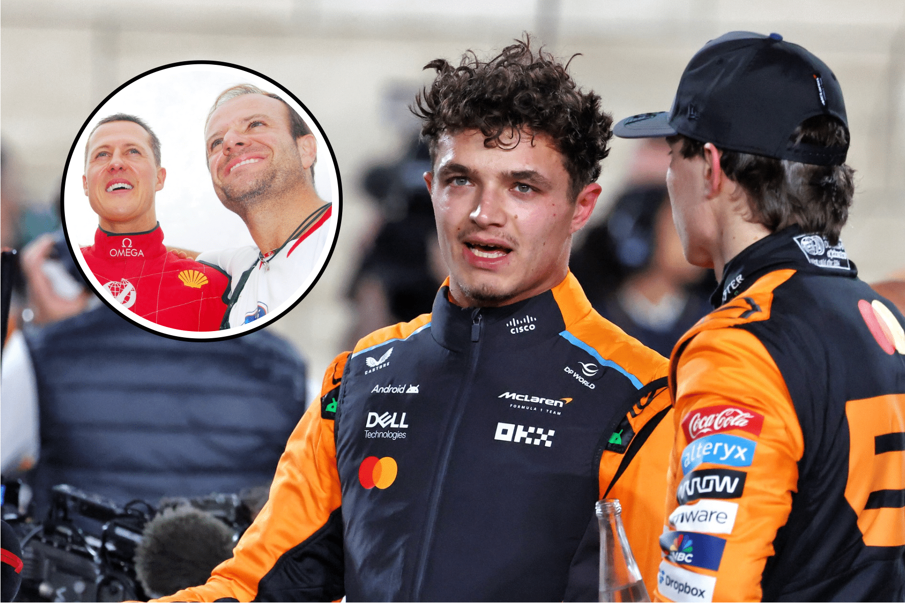 Como Barrichello e Schumacher, Norris fala pela primeira vez sobre deixar Piastri vencer