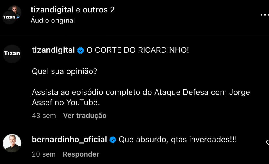 O corte mais traumático de Bernardinho? Empresário dá detalhes de briga com levantador