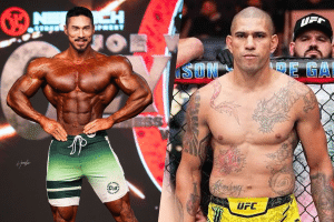 Thanos, da Batalha dos 100, da Netflix, tieta campeão do UFC, Alex Poatan