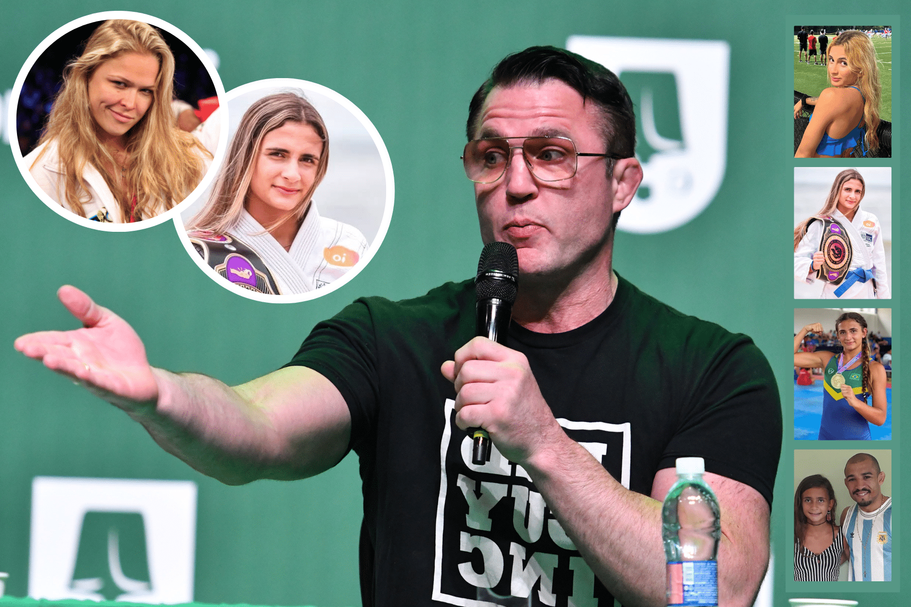 Chael Sonnen descobre nova Ronda Rousey na academia de José Aldo: “Vai para Olimpíada e UFC”
