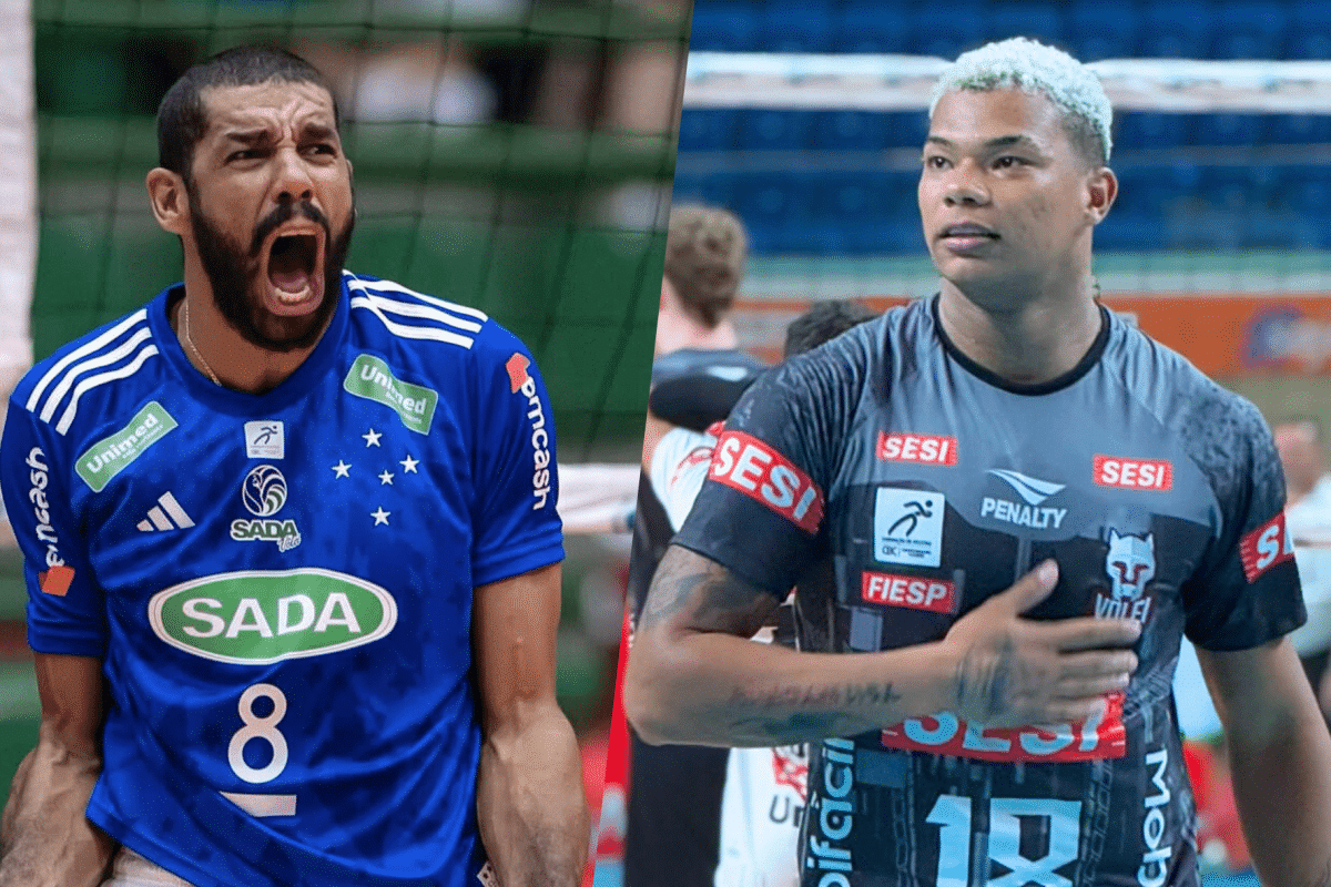 Bernardinho de olho? Wallace e Darlan protagonizam jogaço de gerações na Superliga