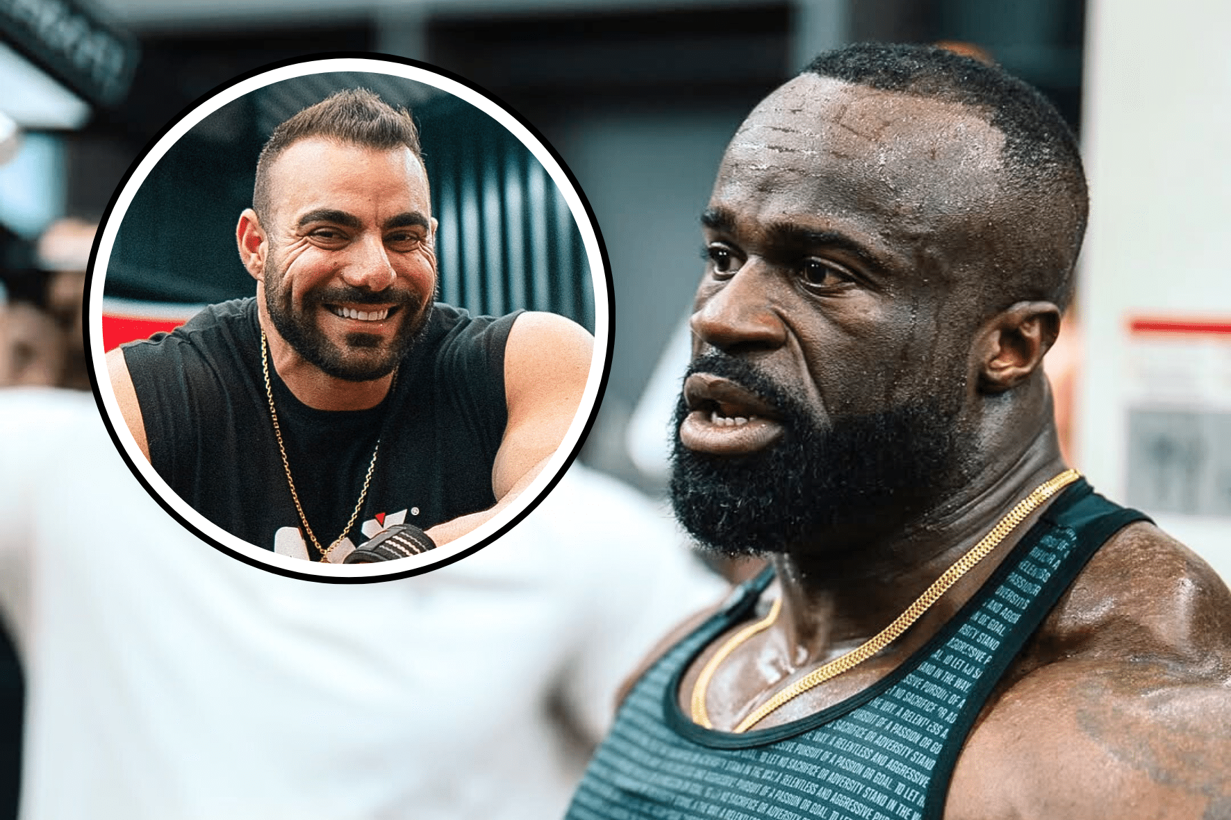 Em treino com Brandão, Samson Dauda revela: “O único músculo que não treino antes dos shows”