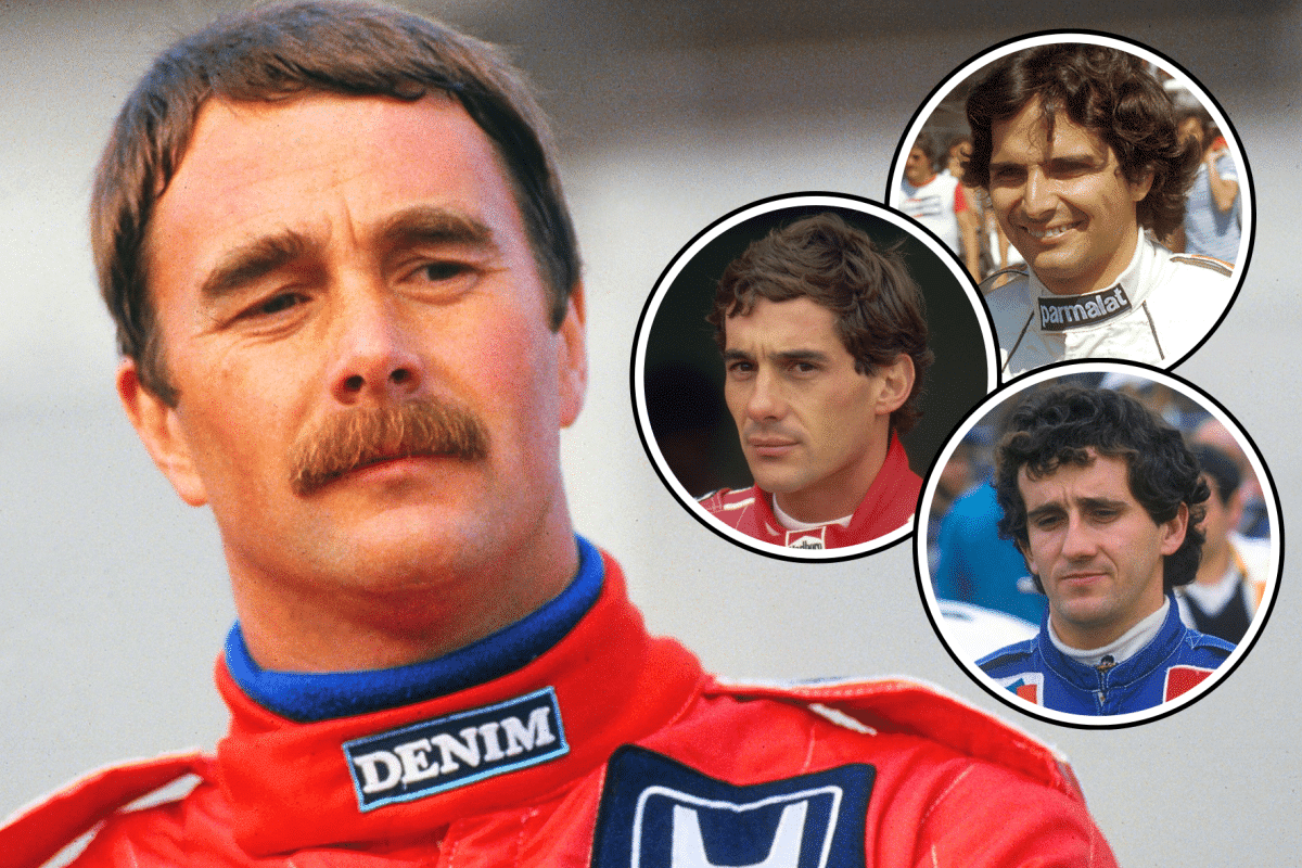 Nigel Mansell: “Senna, Prost e Piquet tinham uma característica em comum que poucos pilotos tinham”
