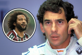 “Ayrton Senna não gostava que encostassem nele, era tipo o Marcelo, ex-Fluminense” “Ayrton Senna não gostava que encostassem nele, era tipo o Marcelo, ex-Fluminense”