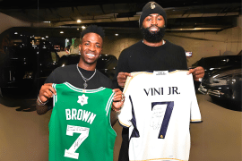 Jaylen Brown sobre Vinicius Júnior: “É o atleta que mais admiro em todos os esportes” Jaylen Brown sobre Vinicius Júnior: “É o atleta que mais admiro em todos os esportes”