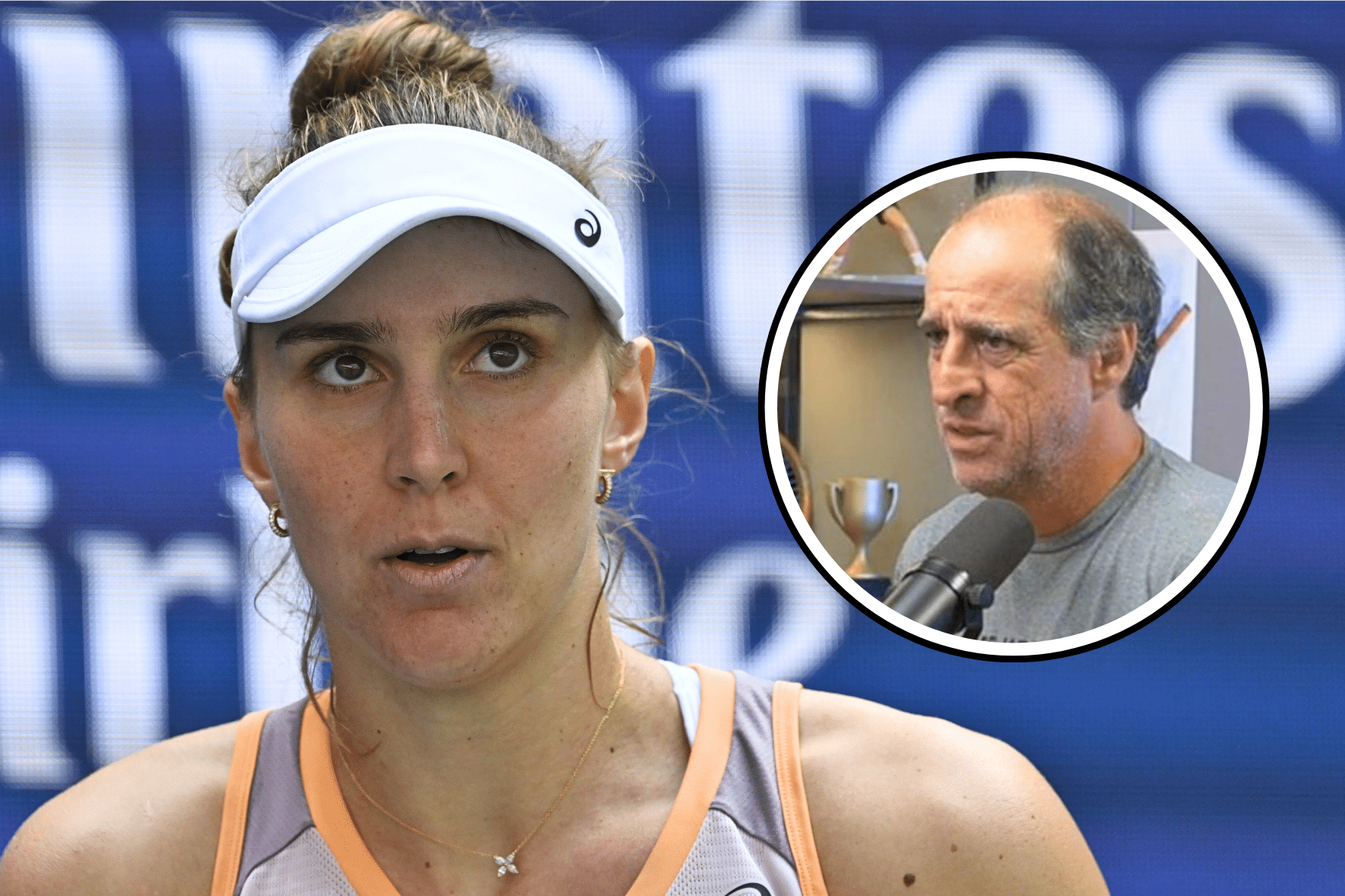 Meligeni sobre Bia Haddad: “Algo está errado! Ela está olhando para baixo e sentindo vergonha?”