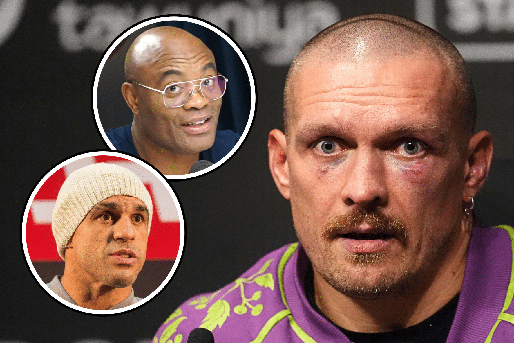 Nem Anderson Silva, nem Belfort! A lenda brasileira do UFC que Oleksandr Usyk desafiou no boxe