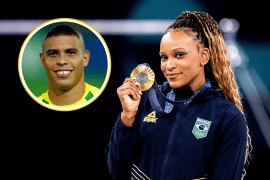 Rebeca Andrade iguala Ronaldo Fenômeno e faz história no Prêmio Laureus, o Oscar do Esporte Rebeca Andrade iguala Ronaldo Fenômeno e faz história no Prêmio Laureus, o Oscar do Esporte