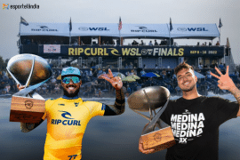 Filipe Toledo acaba de alcançar recorde incrível de Gabriel Medina e pode superá-lo em breve