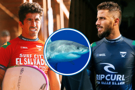 Susto nos treinos em Margaret River: “Um tubarão branco gigante perseguiu alguém”