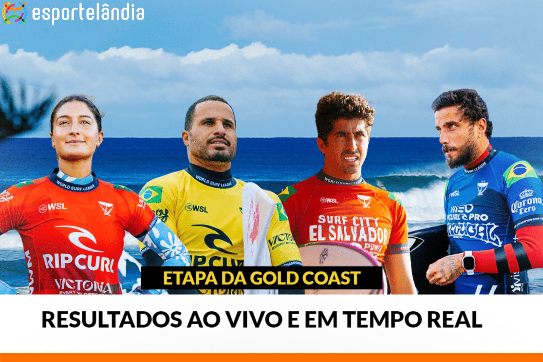 Etapa da Gold Coast da WSL – resultados ao vivo e em tempo real