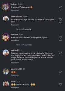 Críticas ponto Lukas Bergmann vôlei