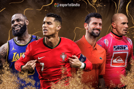 Cristiano Ronaldo, LeBron James, Djokovic ou Kelly Slater: especialistas respondem qual veterano performa melhor