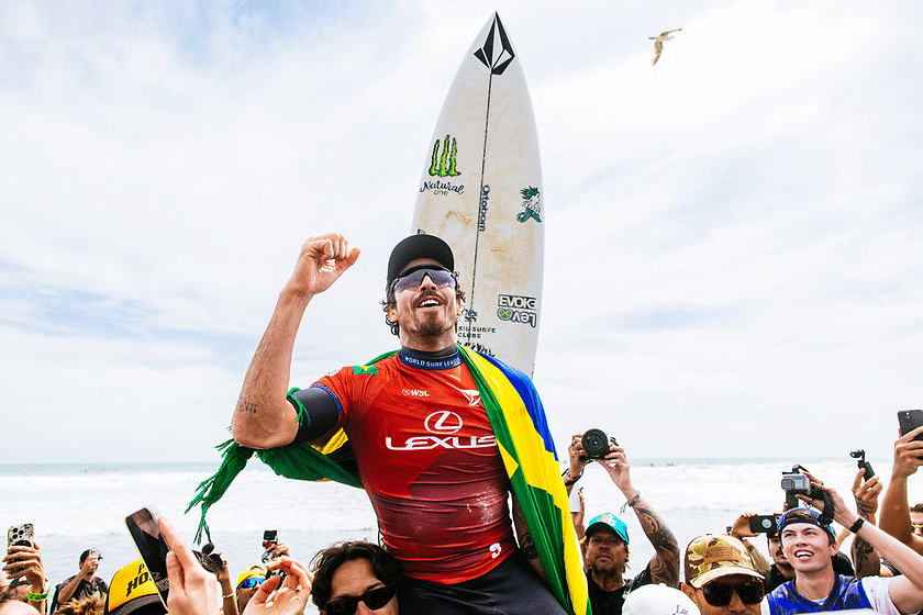 Yago Dora se aproxima da liderança do ranking da WSL! Italo e Toledo perdem posições