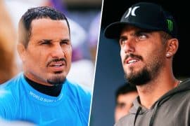 Italo Ferreira e Filipe Toledo caem em baterias polêmicas e Scooby dispara: “Roubo brabo”