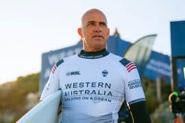 Kelly Slater surpreende após eliminação em Trestles: “Eu não queria surfar nesse evento”