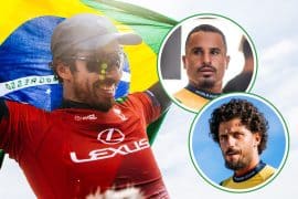Yago Dora se aproxima da liderança do ranking da WSL! Italo e Toledo perdem posições