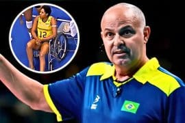 Paulo Coco atualiza situação da lesão de Ana Cristina após jogo de Brasil x França na VNL 2025