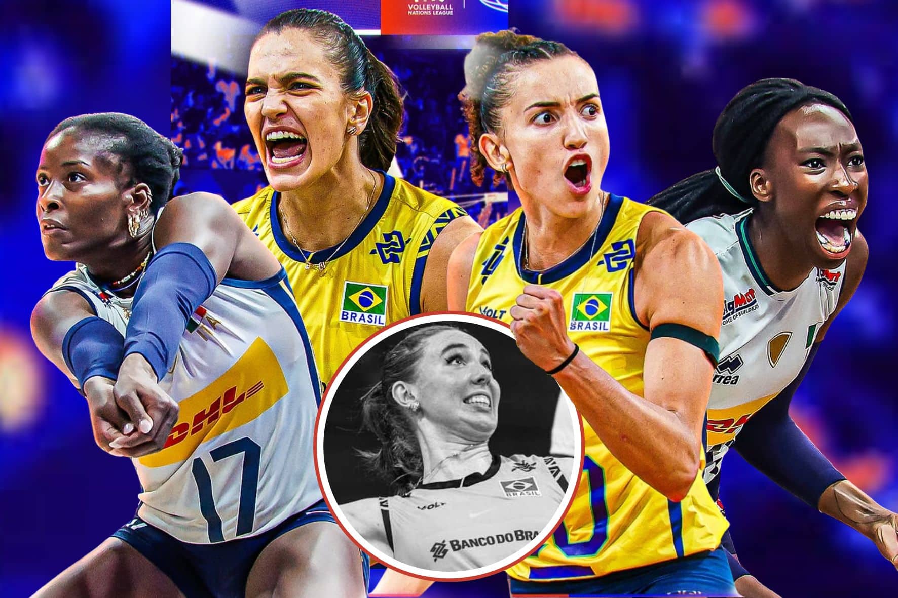 Gabi Guimarães, Júlia Kudiess e +! Polêmico time dos sonhos da VNL 2025 divide opiniões: “Estou em choque”