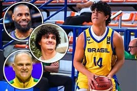 Altura de LeBron, camisa 14 de Oscar: irmão de Gui Santos impressiona na Seleção Sub-16 e Corinthians Altura de LeBron, camisa 14 de Oscar: irmão de Gui Santos impressiona na Seleção Sub-16 e Corinthians