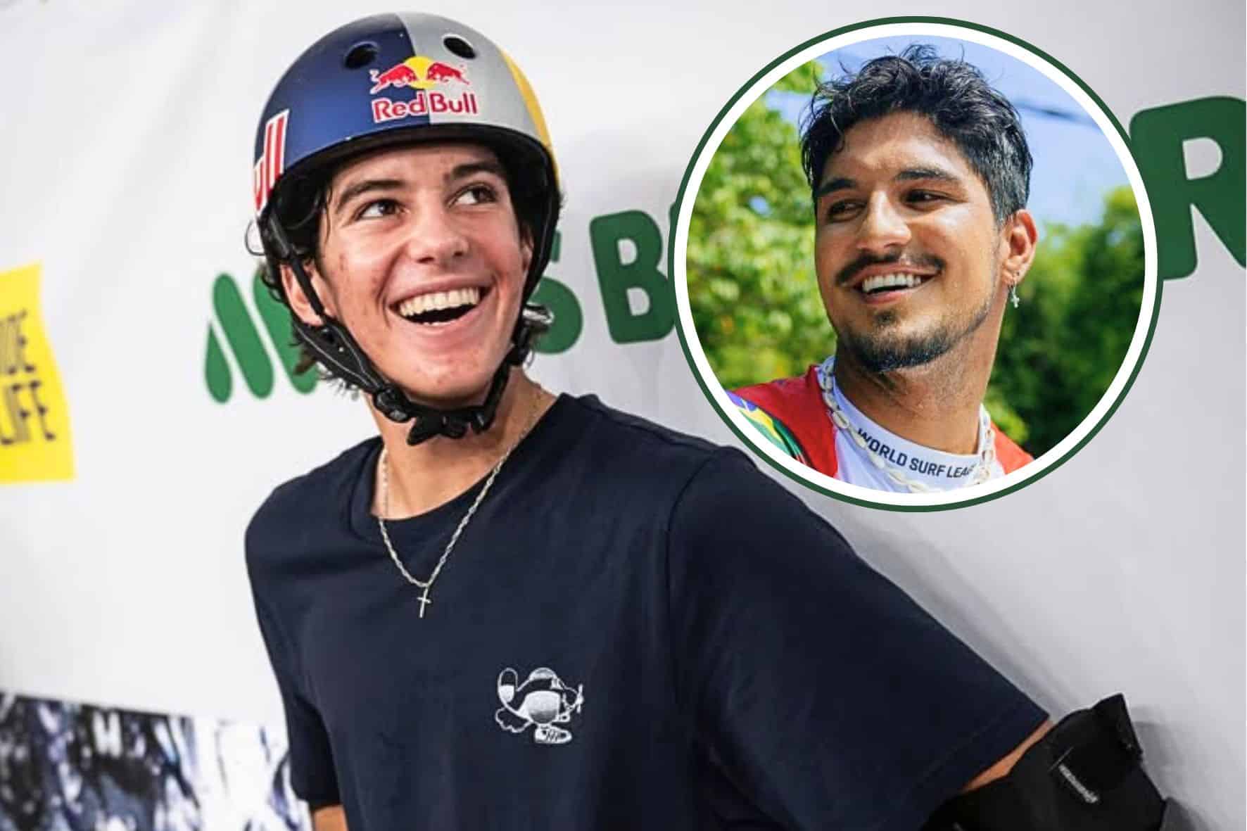 Medalhista do skate e fã de Medina, Gui Khury já cogitou competir no surf, mas revela problema