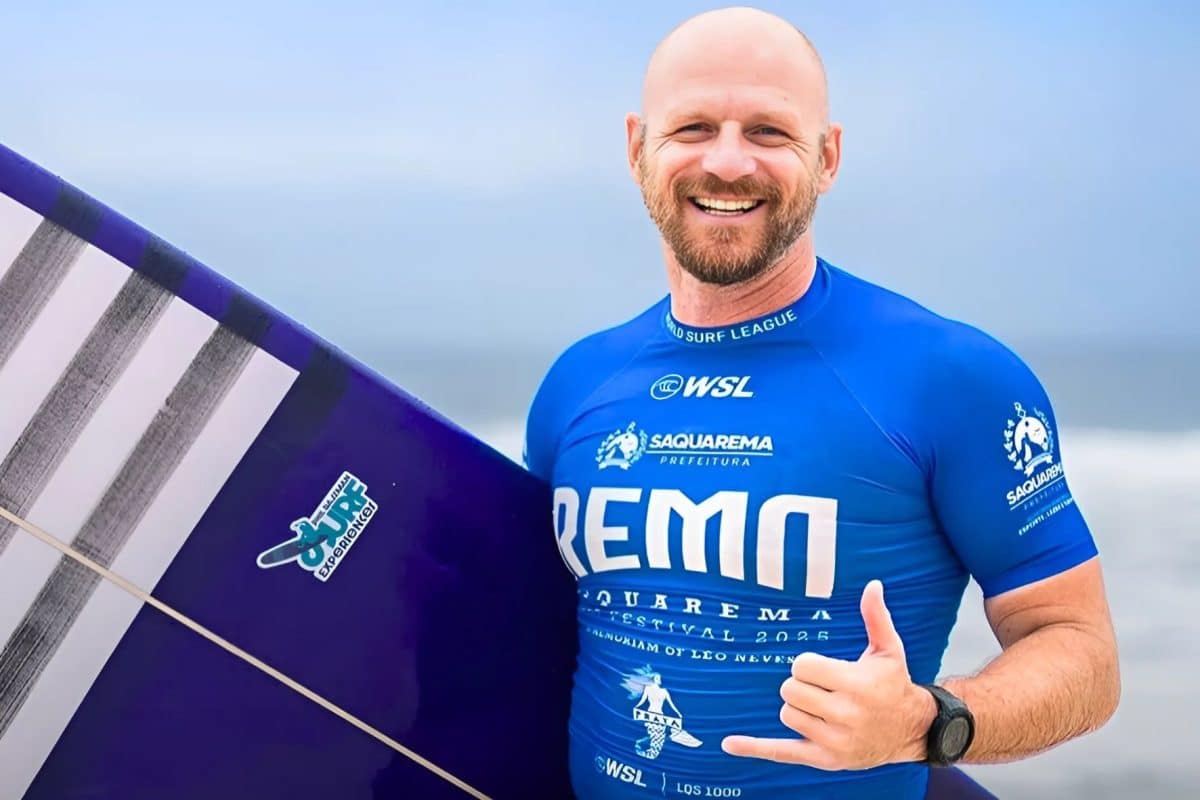Do fundo do poço ao topo do surf: Phil Rajzman vence câncer e vira campeão na WSL aos 43 anos