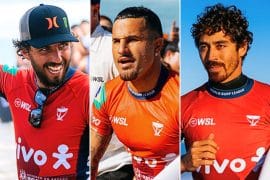 Yago, Italo e Toledo na disputa! WSL divulga baterias para J-Bay com embate de brasileiros