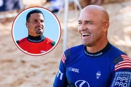 Kelly Slater ignora Italo Ferreira na disputa do WSL Finals e escolhe o favorito contra Yago Dora