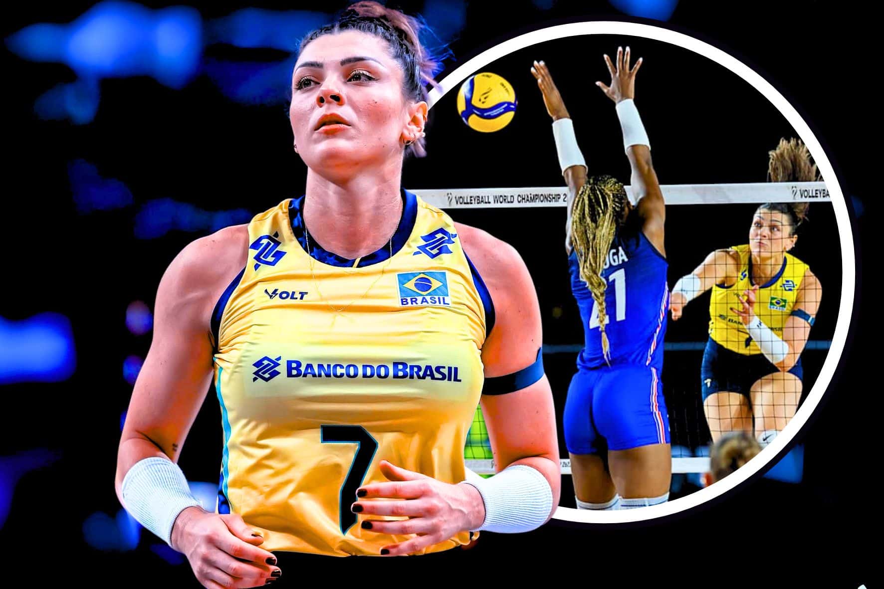 Vingança de Rosamaria? Oposta cala todo mundo, e Seleção vence França de virada no Mundial 2025