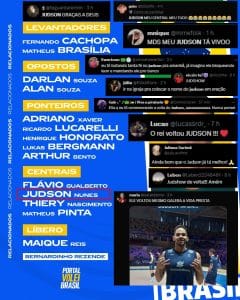 Torcida comemora retorno de Judson aos relacionados da Seleção