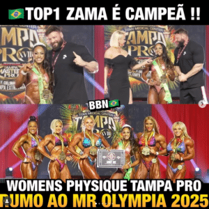 Zama Benta foi campeã na Women's Physique [Brazilian Bodybuilding News]