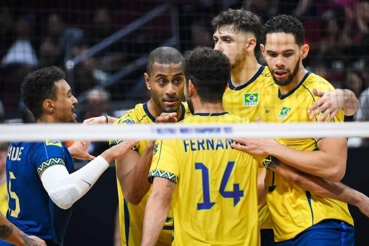 Brasil atropela a República Tcheca no Mundial de Vôlei Masculino