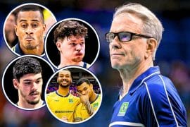 Bernardinho analisa Alan, Darlan e revela dúvida nas pontas para estreia da Seleção no Mundial Bernardinho analisa Alan, Darlan e revela dúvida nas pontas para estreia da Seleção no Mundial