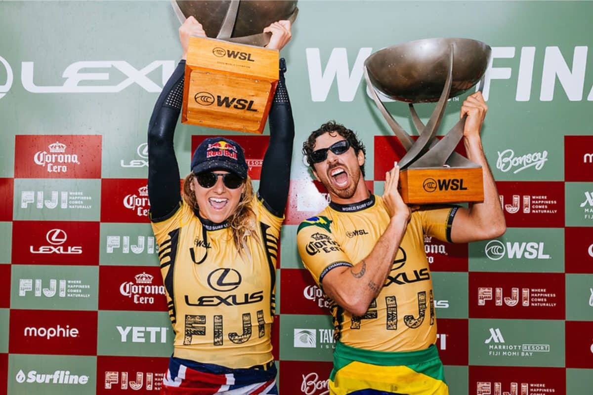 Yago Dora e Molly Picklum são campeões mundiais! Resultados do WSL Finals 2025 ao vivo